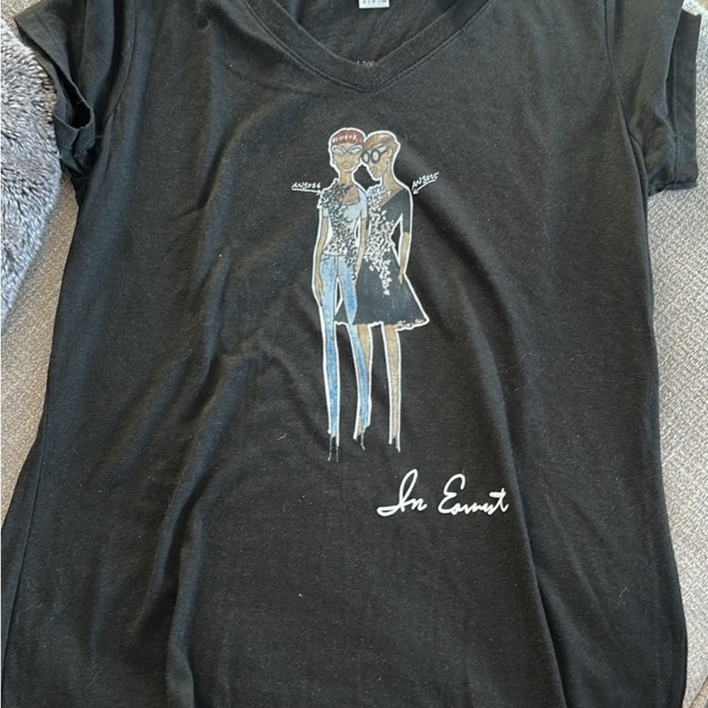 New In Earnest T shirt by Byron Lars